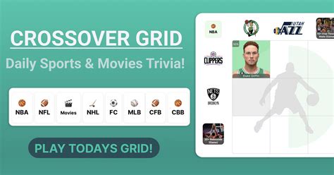 Crossover Grid: Daily Sports Trivia.